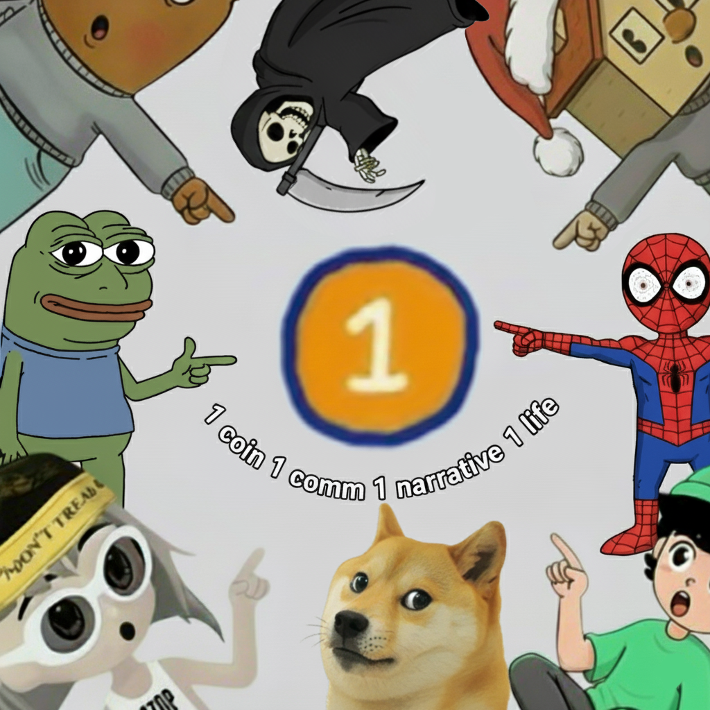 1 coin 1 comm 1 narrative 1 life